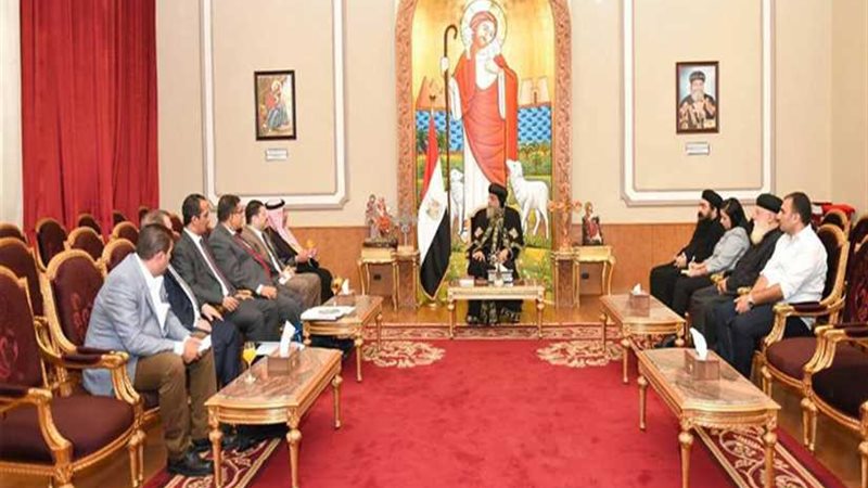 البابا تواضروس يستقبل