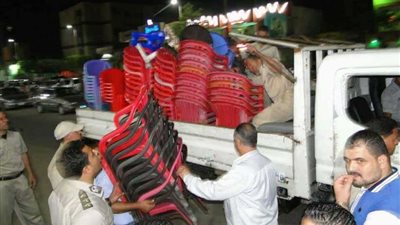 رفع وإزالة 542 إشغال طريق في حملة مكبرة