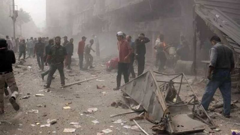 قصف أحياء سكنية بدمشق