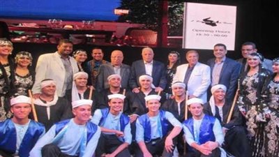 بالصور.. النمنم وفودة وطاهر يشهدون عروض الفنون الشعبية بفعاليات منتدى شباب العالم