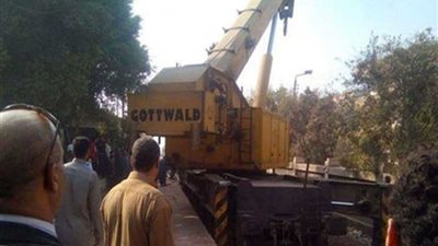 السكك الحديدية ترفع آثار حادث قطار شبين القناطر واستئناف الرحلات