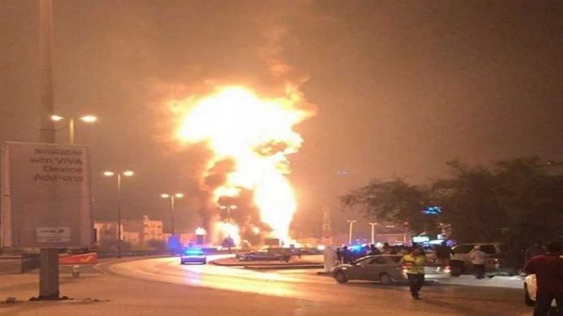 انفجار بأحد أنابيب