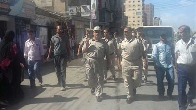 رفع وإزالة 377 إشغال طريق بالبحيرة