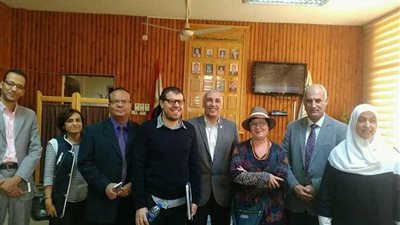 آداب المنوفية تستضيف وفد نمساوي