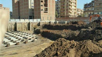 بالصور بنها.. اكتشاف بقايا معبد الإلهة إيزيس