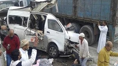 بنى سويف.. مصرع وإصابة 11 في تصادم داخل نفق سنور
