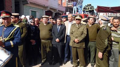 بالصور.. تشييع جثمان شهيد العريش بمسقط رأسه بكفرالشيخ