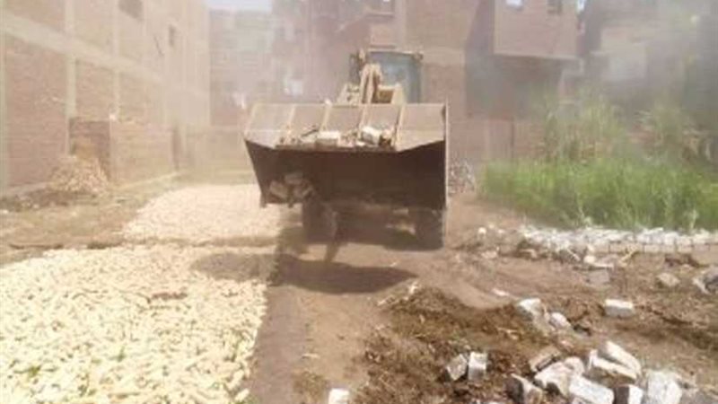 إزالة 30 حالة تعدٍ