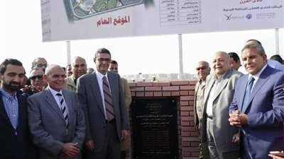 طاهر يضع حجر الأساس في فرع النادي الأهلي الجديد بالتجمع الخامس