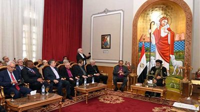 البابا تواضروس يستقبل رؤساء الطوائف الإنجيلية على مستوى العالم