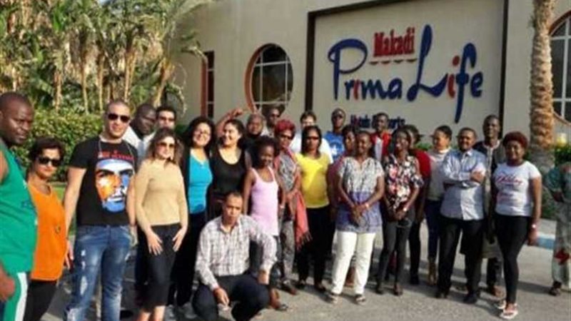 وفد الصحفيين الأفارقة