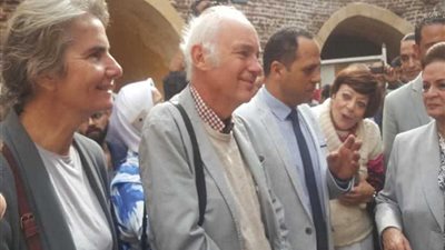 بالصور.. محافظ البحيرة وحفيد شمبليون يتفقدان قلعة قايتباي برشيد