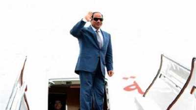 الرئيس يغادر قبرص عائدا للقاهرة