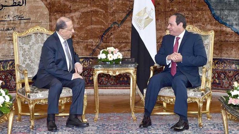 الرئيس السيسي وعون