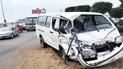 إصابة 12 مواطنًا فى حادث انقلاب ميكروباص بالدقهلية