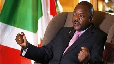 الرئيس البوروندي يقدم تعازيه لمصر في ضحايا حادث مسجد الروضة الإرهابي