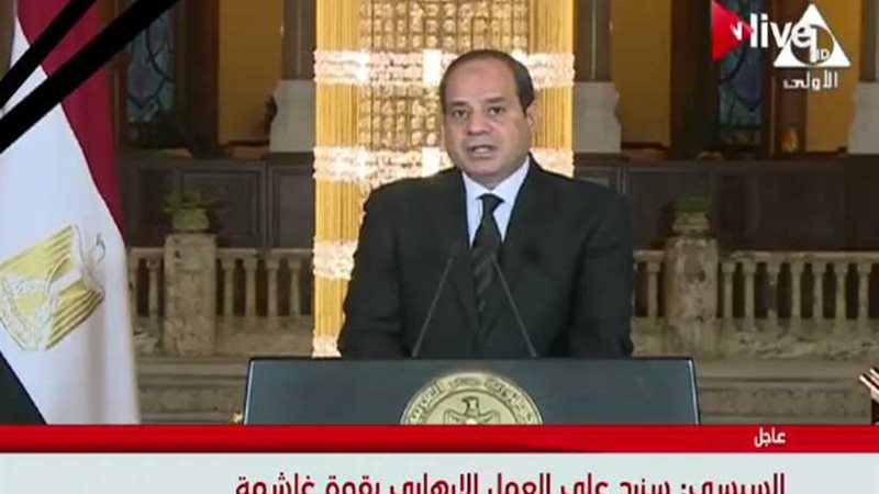 السيسي: قريبا سنرد