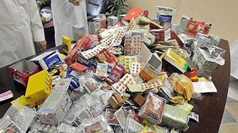 ضبط 62 طن أدوية ومبيدات