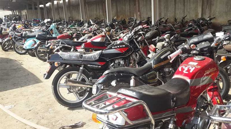 ضبط دراجات نارية