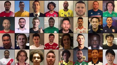 نجوم منتخبات مونديال روسيا يتبادلون التهاني (فيديو)