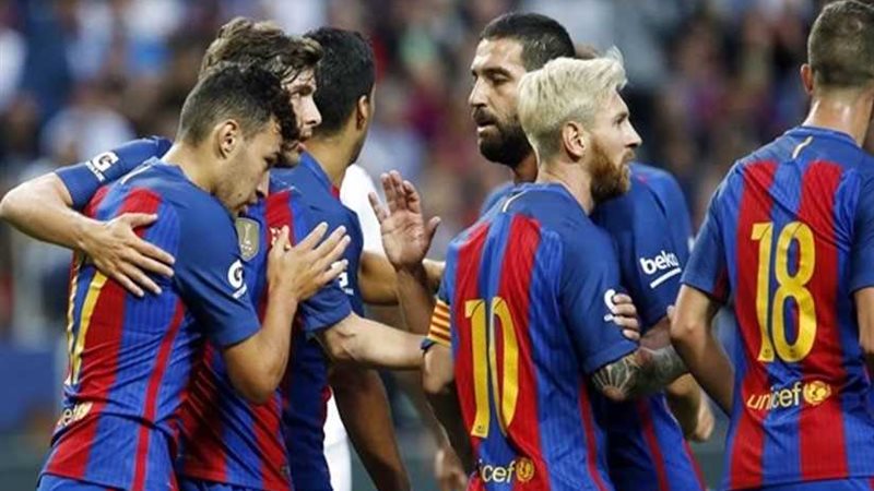 برشلونة يكتسح مورسيا