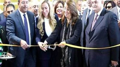 غادة والي تصطحب يسرا ورجاء الجداوي وبرلمانيات لافتتاح معرض ديارنا