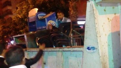 رفع إشغالات الطريق بالإسكندرية 