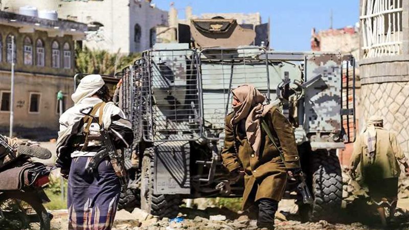 لقطات من الاشتباكات