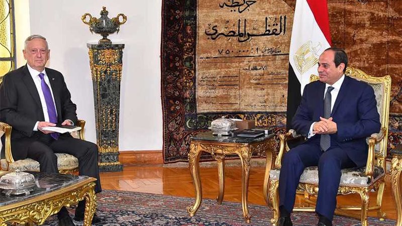 السيسي يستقبل وزير