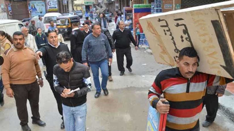 إزالة الإشغالات بغرب