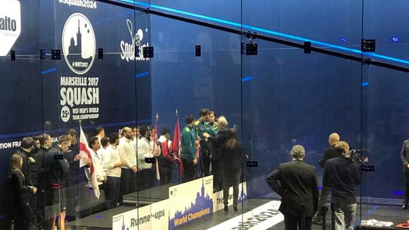 فراعنة الإسكواش يتوج