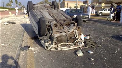 إصابة 13 عاملًا في انقلاب سيارة بالمنيا