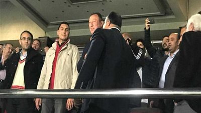 الخطيب يحضر مواجهة الأهلي والأسيوطي