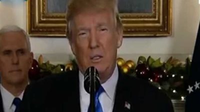 ترامب: آن الآوان للاعتراف رسميًا أن القدس عاصمة لإسرائيل