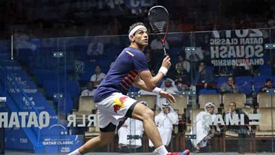 الشوربجى يتأهل للدور الثانى لبطولة العالم لفردى الأسكواش