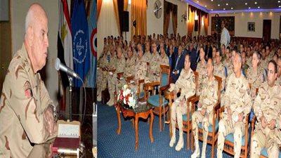 رئيس الأركان لدارسى معاهد القوات المسلحة: نحرص على بناء قوة عصرية ترتكز على العلم