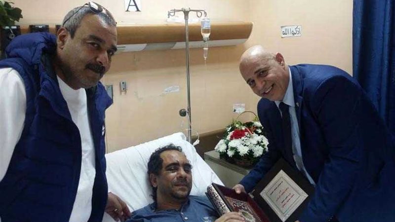 المصري المصاب بالكويت: