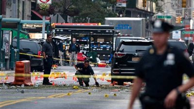 سقوط جرحى في انفجار مانهاتن