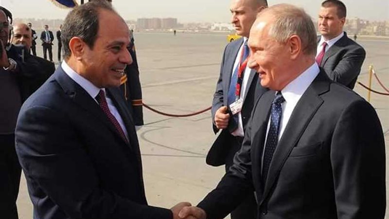 صور.. السيسي وبوتين