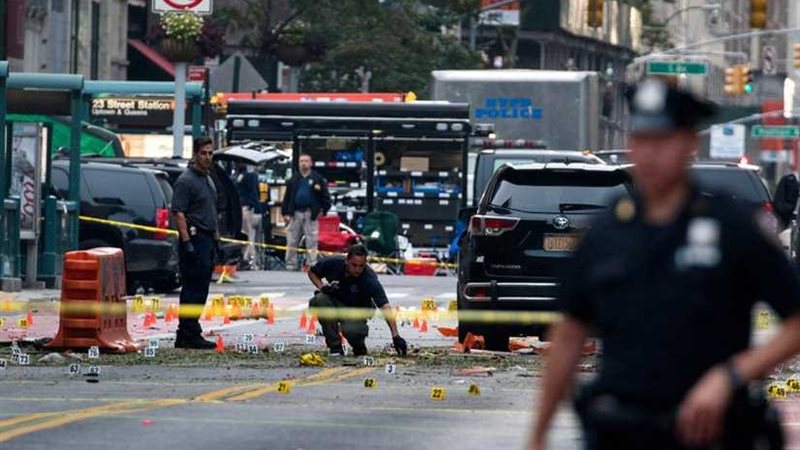 سقوط جرحى في انفجار