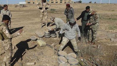 العثور على 33 عبوة ناسفة والقبض على مطلوبين فى بغداد