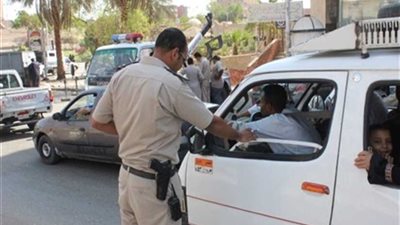 ضبط 1374 مخالفة في حملة مرورية بالمنوفية