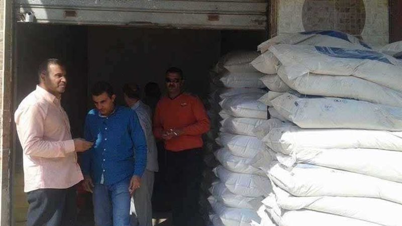 ضبط 30 طن كبريت زراعي