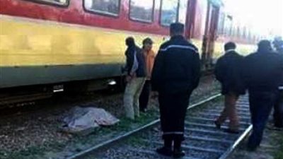وفاة شاب صدمه قطار بمزلقان مغاغة