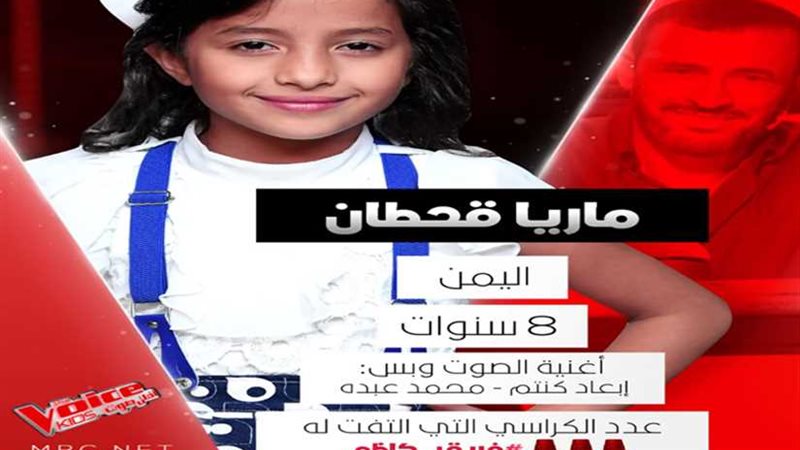 ماريا ذات الـ8 سنوات