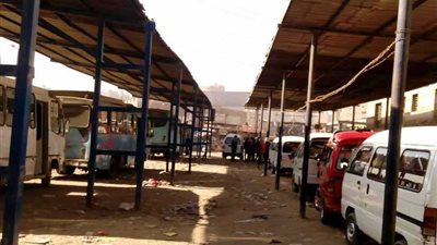 6 خطوط داخلية تدخل الخدمة بموقف 23 يوليو بالخانكة