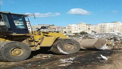 رفع 600 طن قمامة في حملة مكبرة و500 إشغال طريق بكفر الدوار