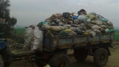 رفع 41 طنًا من تراكمات القمامة والأتربة وتزيين الأرصفة بدمنهور 