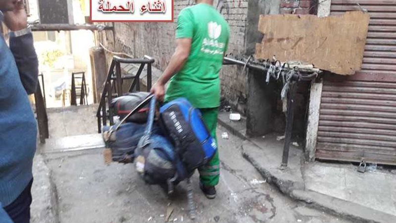 حملة لإزالة الإشغالات