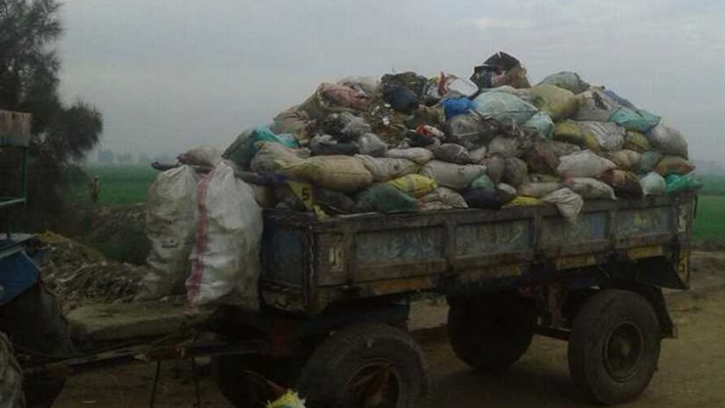 رفع 41 طنًا من تراكمات